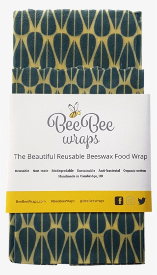 Bee Bee Reusable Food Wraps Green - Construction Paper #7934554