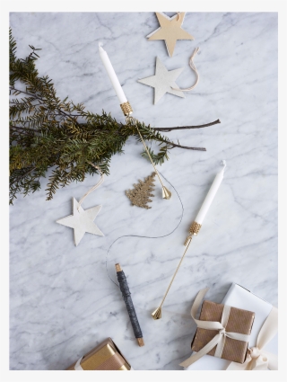 Christmas Tree H7 Gold Plated Karen Blixen - Christmas Tree Candle Holder #7934823