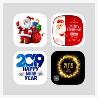 Stickers Happy New Year 2019 Bundle On The App Store - Happy New Year 2019 Sticker #7934999