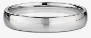 Men's 4mm Domed Comfort-fit Wedding Ring - Wedding Ring #7935350