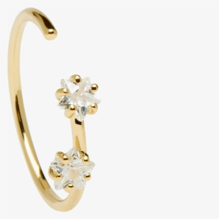 Vela Ring Star Shaped Zirconia P D Paola - Body Jewelry #7935884