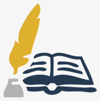 How To Take Notes Open Book - Book And Quill Logo #7936169