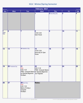 Printable Blank House Calendar - Number #7936340