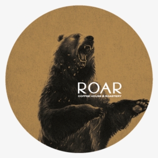 くま ショップステッカー Roarcoffee Bear Grrr Animal Animallover #7936532