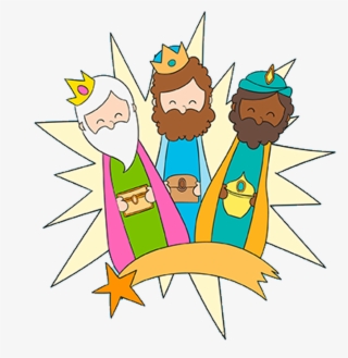 Reyesmagos Sticker - Reyes Magos En Caricatura #7936891
