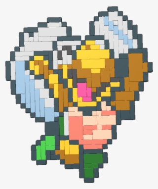 This Is A Pixel Art Of Koopa Paratroopa From The Upcoming - Illustration #7936949