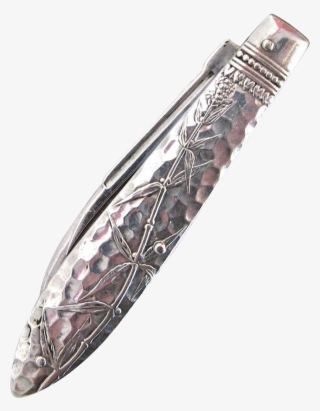 This Is A Beautiful And Rare Sterling Silver Folding - Utility Knife #7937814