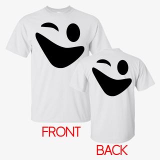 Funny Ghost Face Halloween Front And Back - Cartoon #7937981