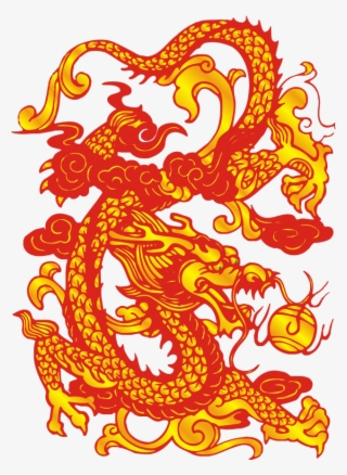 Chinese Dragon Stencil #7938427