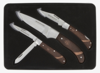 Winchester Rosewood Pocket Knife Set - Victorinox Knife #7938600