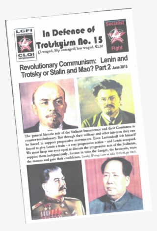 Trotsky And The Materialist Analysis Of Stalinism By - Newspaper #7938871