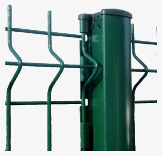 Wire Mesh Fence Panel Square/rectangle Or Round Post - Peach Post #7939419