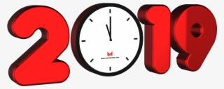 Happy New Year 2019 Free Png Download Mtc Tutorials - Quartz Clock #7939706