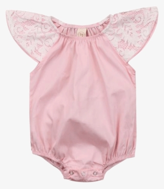 Pink Lace Romper - Maillot #7940153