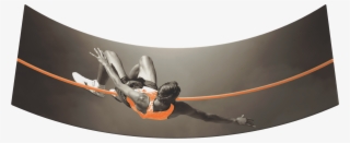 2d Curved Hanging Trade Show Banner - Extreme Sport #7940327