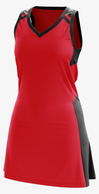 Essential Netball Dress Red/black - Little Black Dress #7941234