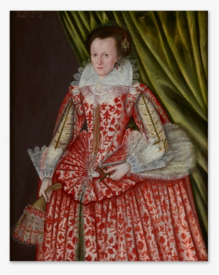 Portrait Of A Lady Wearing A Red Dress, - Philip Mould Woman In Red Restoration #7941572