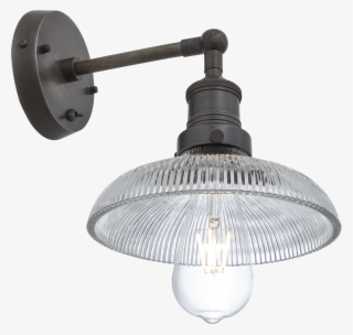 Brooklyn Glass Dome Wall Light - Wall Light Bulb Png #7941664