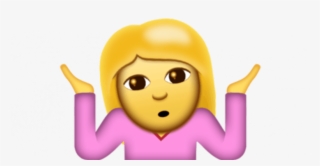 Una Nueva Actualización Presenta 72 Nuevos Emojis, - Don T Know Emoji Girl #7941790