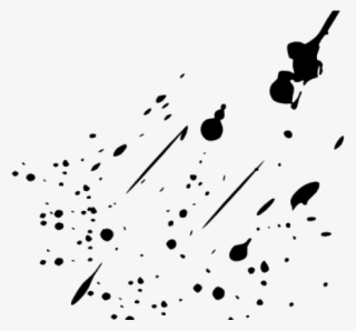 Splatter Clipart - Gold Paint Splatter Png #7942446