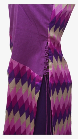 Thams Kurta Collar/double Color/shoe Lace Styled - Cocktail Dress #7943798