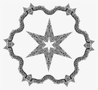 Ornate Flourish Design - Cute Tractor Drawing #7944170