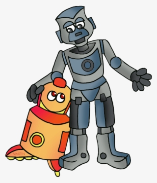 Robots - Phillip Martin Clipart Robot #7944298