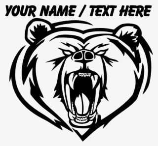 Favorite - Drawing A Bear Face Angry #7945013