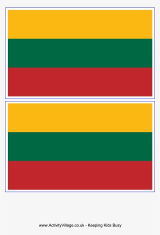 World Flags Flash Cards - Lithuania Flag Printable #7946009