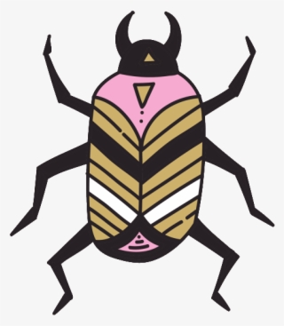 Hand Painted Insect Harajuku Style Transparent - Weevil #7946305