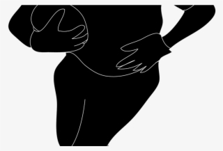 Football Player Outline Graphic Transparent Library - Clip Art #7947478