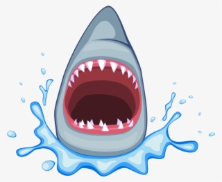 1060 X 902 5 - Shark Jaws Coming Out Of Water #7947515