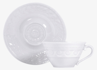 China Tea Cup And Saucer Of The Collection Louvre - Xícara Chá Protel Schmidt #7947910