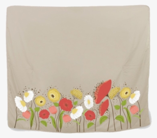 Pillowtalk - Huggme - Oatmeal - Flower Garden Blanket - Camomile #7948668