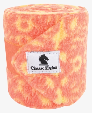 Classic Equine Coral/gold Lace Polo Wraps - Classic Equine Polo Wraps #7948705