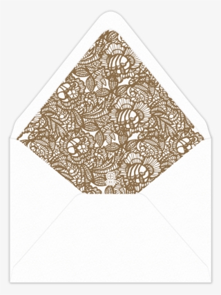 Lace Invitation Envelope Liner - Motif #7948919