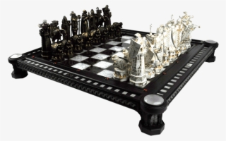 Harry Potter Chess Set Transparent Background - Harry Potter Deluxe Chess Set #7948956
