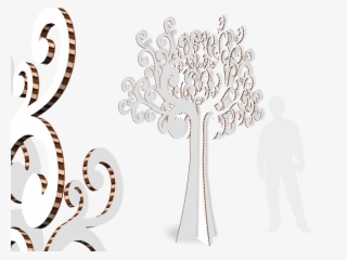 16mm Cutout Honeyb Cardboard Trees - Cardboard Tree Cut Outs #7949036