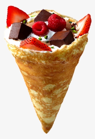 Matcha Chocolate Crepe Cone - Crepes In A Cone #7949184