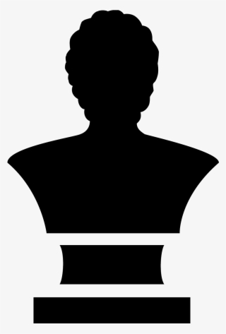 It Looks Like A Small Sculpture Or A Statue - Silueta Busto Png #7949455