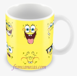 Caneca Personalizada Bob Esponja Faces - Bob #7949941