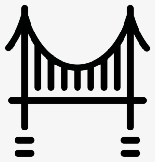 Building Bridge Suspension Building Bridge Suspension - Stock Illustration #7950313