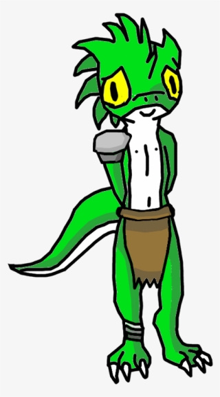 Clawfoot The Mute Lizardman Adventurer Alternative - Cartoon #7950343