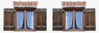 Window, Shutter, Facade, Shutters, Old, Wood - Alte Holzfenster Png #7950887