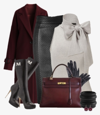 Burgundy Outfit - Formal Wear #7951300