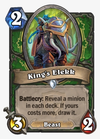 King's Elekk Card - Big Bad Wolf Hearthstone #7951477