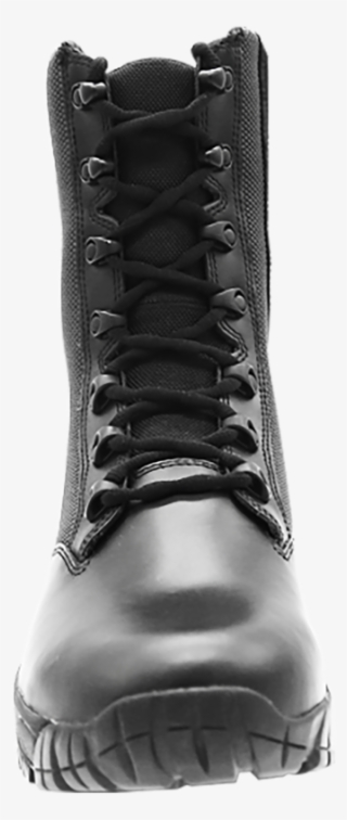 Side Zip Black Tactical Boots 8" Front Laces Altai - Steel-toe Boot #7952204