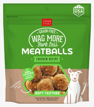 Cloud Star Wag More Bark Less Meatballs - Wag More Bark Less Meatballs #7952297
