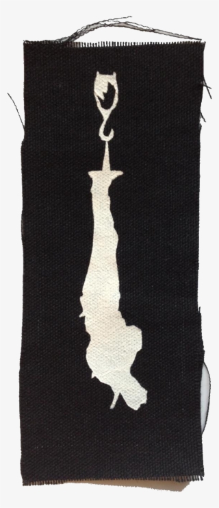 My Chemical Romance Hanging Man In White On Black Canvas - My Chemical Romance Hanging Man #7953943