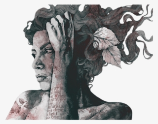 Click And Drag To Re-position The Image, If Desired - Mujer Rota Dibujo #7954011